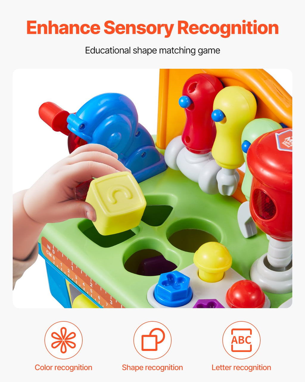 Musical Learning Workbench - Interactive Educational Toy for Toddlers 2+
