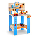 Wooden Tool Bench for Kids Ages 3+ - Toy Workbench Pretend Play Set