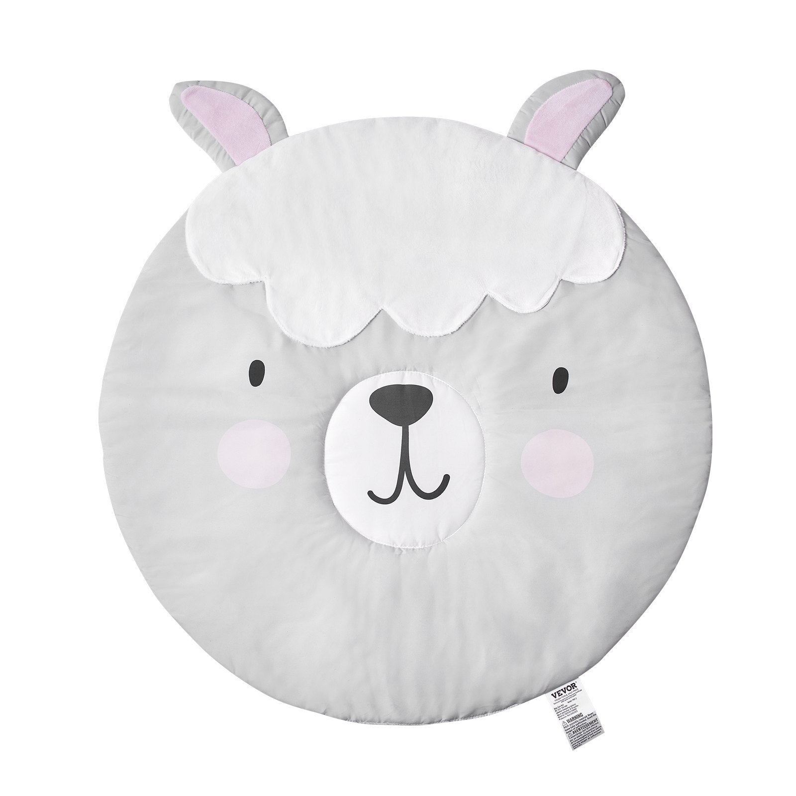 Baby Play Gym Mat - Tummy Time Activity Mat with 5 Sensory Toys